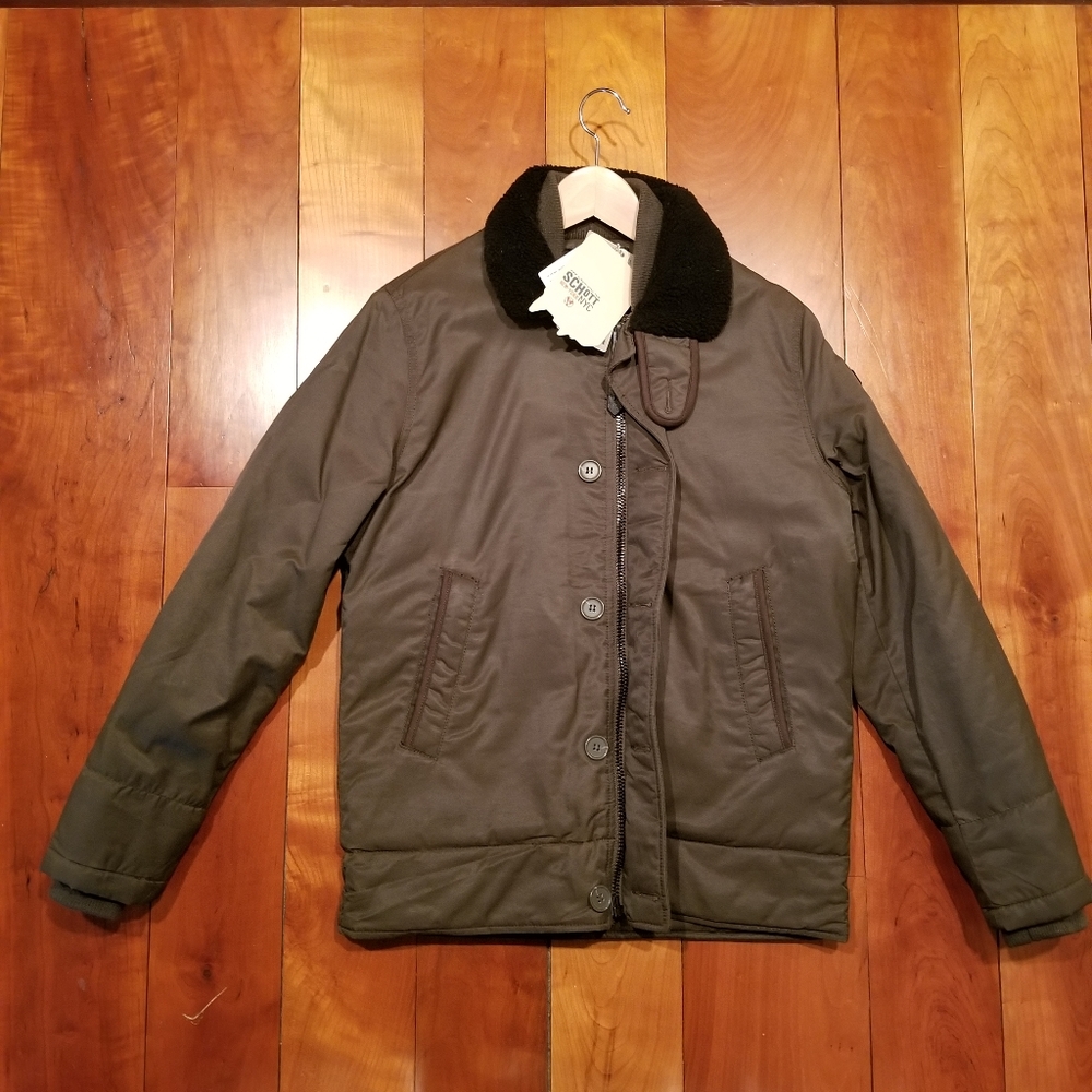 Schott N-1 Navy Deck Jacket